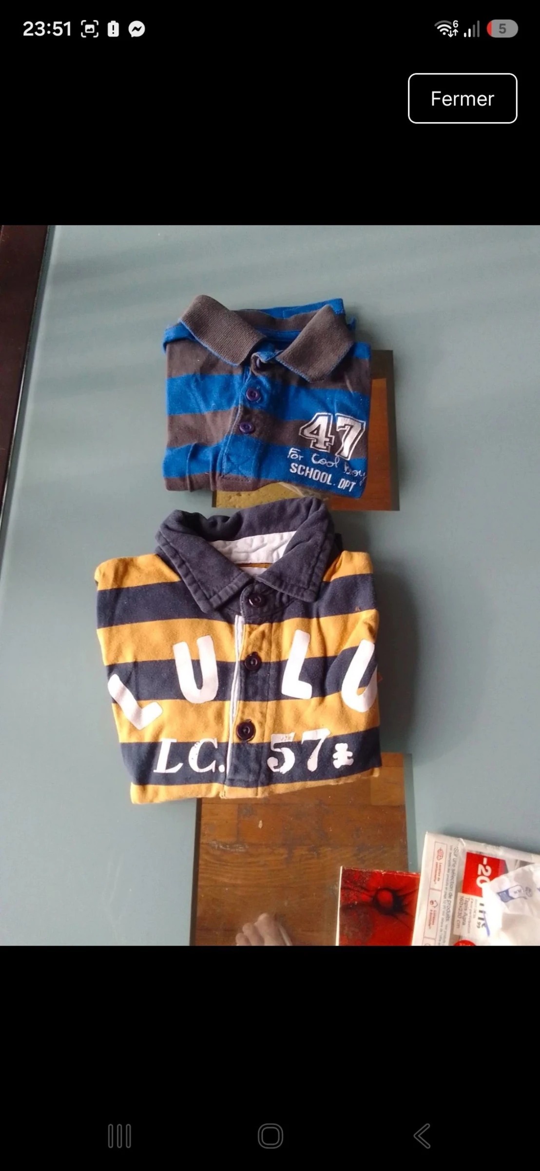 Lot de polos bebe 